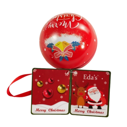 艾达的世界榛子谷物夹心巧克力制品-圣诞球