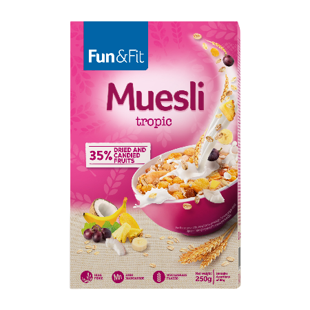 丰收盒子六种热带水果麦片