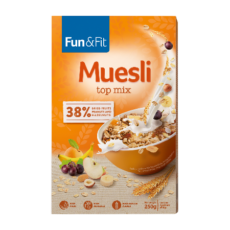 丰收盒子水果坚果麦片