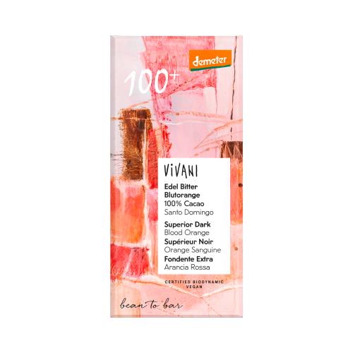 VIVANI薇莉橙味100%黑巧克力